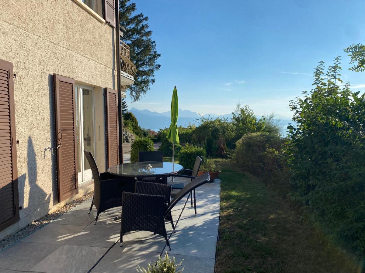 Lakeview Apartment-Lavaux Grandvaux Bagian luar foto